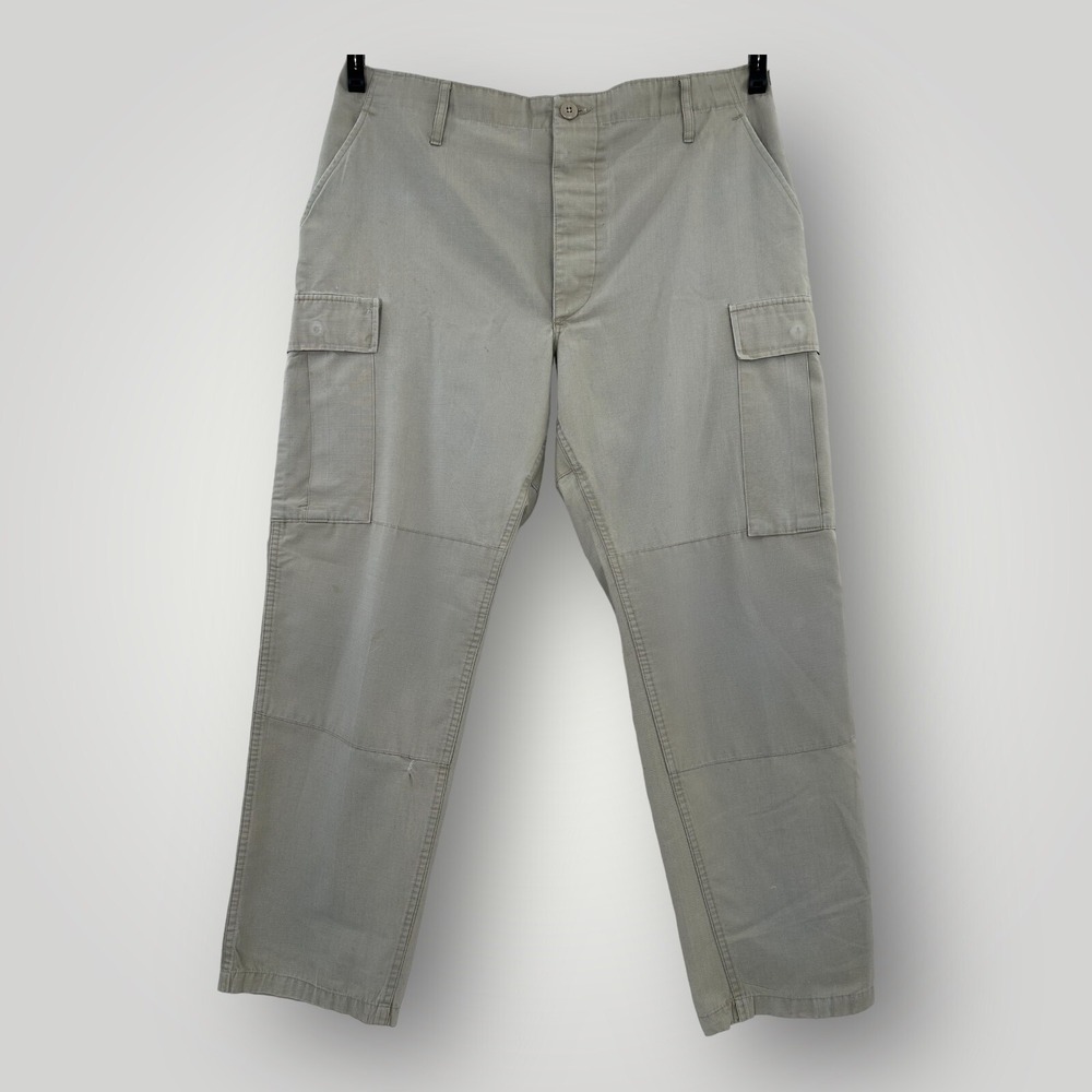 Propper Tactical Cargo Work Pants Mens 38x31 Beige Battle Rip Reinforced Knee